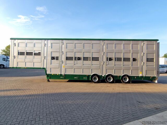 Szarvasmarha-szállítás Pezzaioli SBA31 SR - NEW - 3+4 Floor - lift axle - liftin...