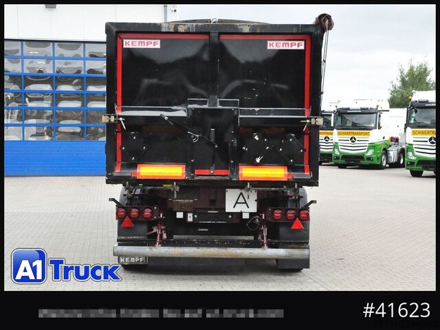 Semi-reboque basculante KEMPF SKM 36/3,  37m³, Okulen, Alu; 6080 Kg,