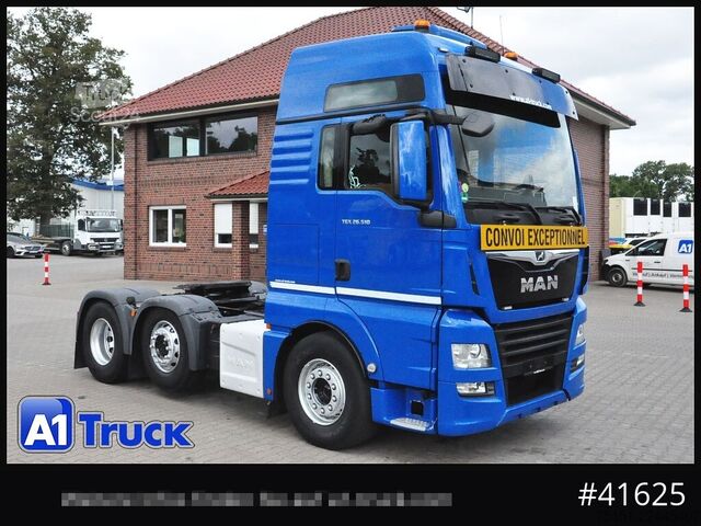 Standard trekkvogn MAN TGX 26.510 XXL , Lift/Lenkache, 50.000kg Zuggewicht