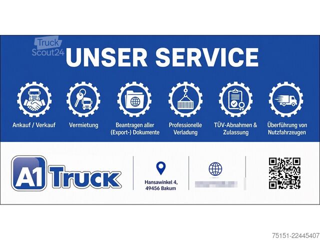 Standard trekkvogn MAN TGX 26.510 XXL , Lift/Lenkache, 50.000kg Zuggewicht