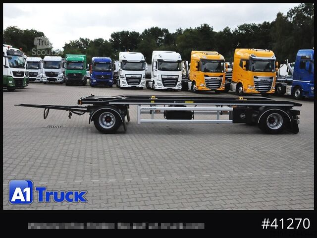 Reboque roll off HUEFFERMANN HAR 20,70, Abrollcontainer, SAF Achse,