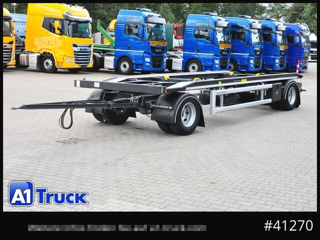 Reboque roll off HUEFFERMANN HAR 20,70, Abrollcontainer, SAF Achse,