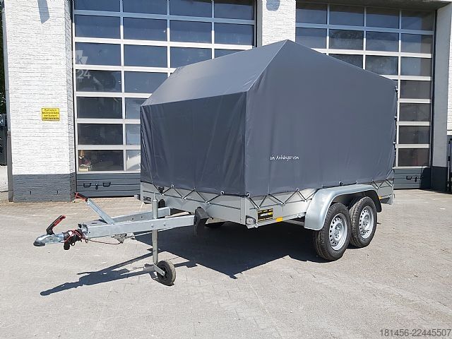 Automašīnas piekabe Anssems Tandem mit aero Hochplane dunkel grau 3x1,5x1,5