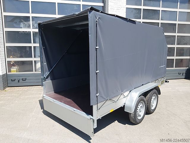 Automašīnas piekabe Anssems Tandem mit aero Hochplane dunkel grau 3x1,5x1,5