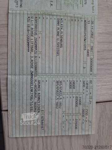 Polpriklopnik s ploščadjo Wilken, Oledenburg Sahne Plane u. Spriegel