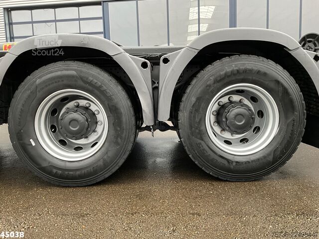 System med krokarm MAN TGS 35.400 8x4 Euro 6 HMF 16 Tonmeter Z-kraan