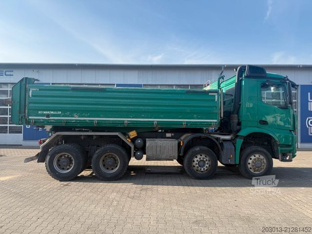 Camion benne MERCEDES-BENZ Arocs 4145 8X6 Kipper Schwarzmüller
