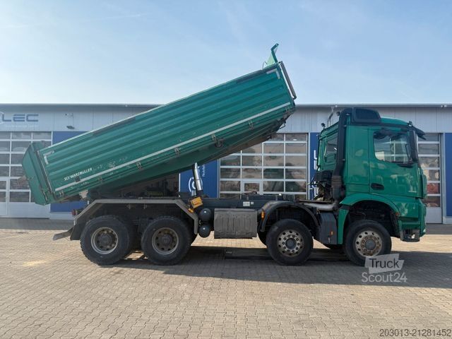 Camion benne MERCEDES-BENZ Arocs 4145 8X6 Kipper Schwarzmüller