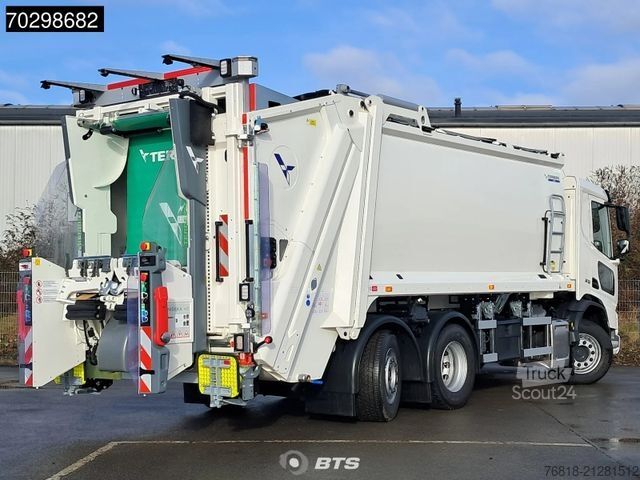 Camion à ordures DAF XD 340 6X2 FAN Day Cab - Olympus Hecklader 21W -