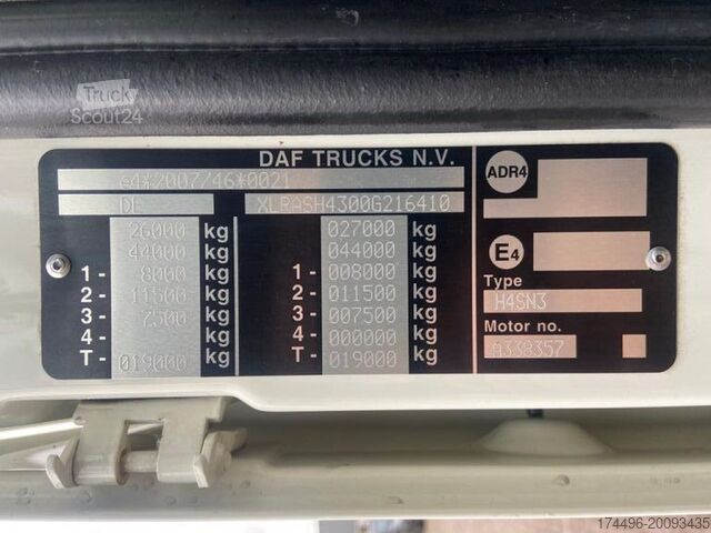 Standart traktör DAF XF-480-FAR-6x2-2018-INTARDER-BDF-2x-