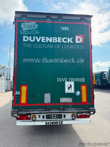 Отворено полуремарке с брезент SCHMITZ CARGOBULL SCB*S3T MegaTrailer Curtainsider Edscha