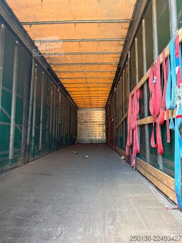 Отворено полуремарке с брезент SCHMITZ CARGOBULL SCB*S3T MegaTrailer Curtainsider Edscha