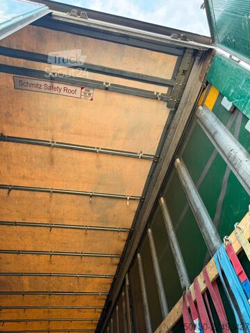 Отворено полуремарке с брезент SCHMITZ CARGOBULL SCB*S3T MegaTrailer Curtainsider Edscha