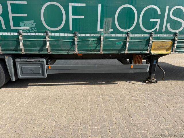 Отворено полуремарке с брезент SCHMITZ CARGOBULL SCB*S3T MegaTrailer Curtainsider Edscha