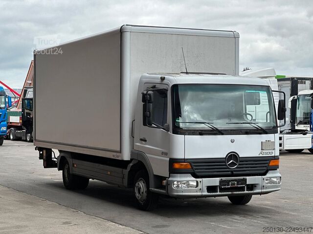 Furgoneta caja MERCEDES-BENZ Atego 818 4x2 BB Spier Koffer & Palfinger LBW