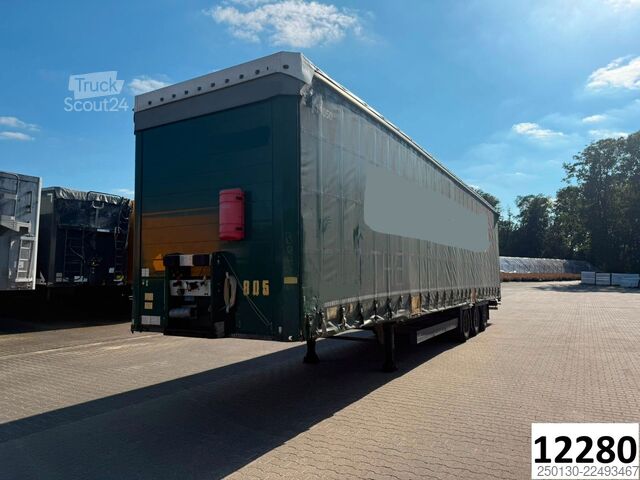 Naczepa otwarta z plandeką SCHMITZ CARGOBULL SCB*S3T MegaTrailer Curtainsider Edscha