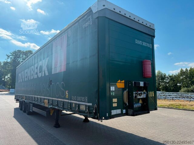 Naczepa otwarta z plandeką SCHMITZ CARGOBULL SCB*S3T MegaTrailer Curtainsider Edscha