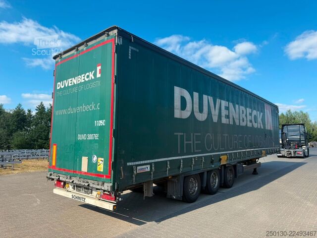 Naczepa otwarta z plandeką SCHMITZ CARGOBULL SCB*S3T MegaTrailer Curtainsider Edscha