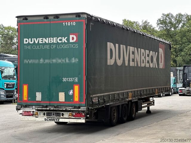 Naczepa otwarta z plandeką SCHMITZ CARGOBULL SCB*S3T MegaTrailer Curtainsider Edscha