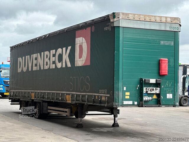 Naczepa otwarta z plandeką SCHMITZ CARGOBULL SCB*S3T MegaTrailer Curtainsider Edscha