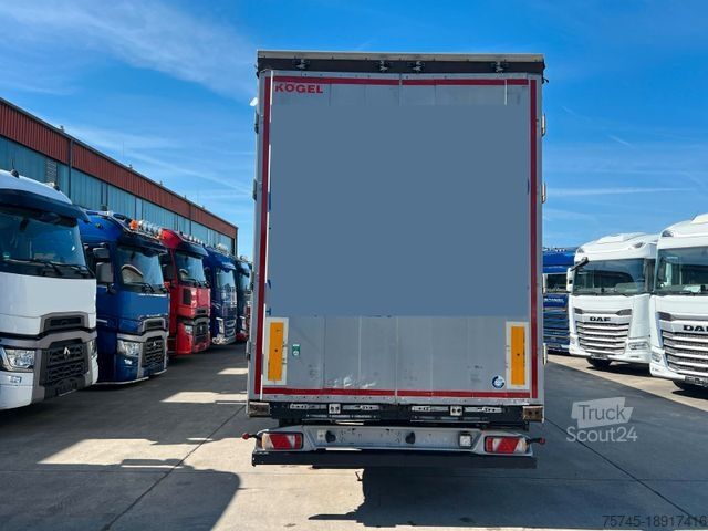 Ανοιχτό ημιρυμουλκούμενο με μουσαμά KÖGEL S24-1 * . * SEITENPLANEN * BPW * MEGA *