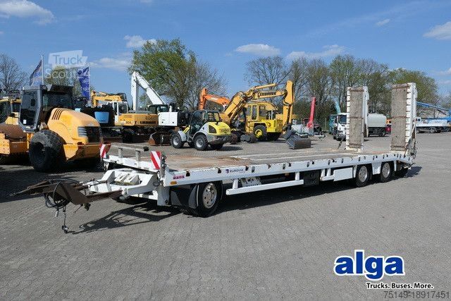 Zema kravnes piekabe ZANDT AT-P300, Hydr. Rampen, 30to., 3-Achser