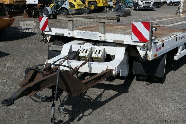 Zema kravnes piekabe ZANDT AT-P300, Hydr. Rampen, 30to., 3-Achser