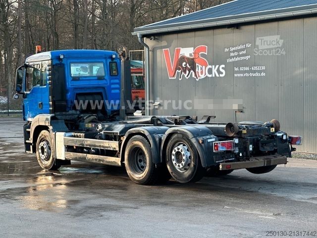 Haakarm vrachtwagen MAN TGS 26.480 BL 6x2 MEILLER RK 20.65 AK