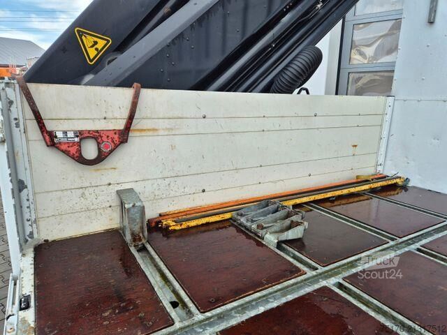 Plattformanhänger Mercedes-Benz Actros 1832 L Glaswand Palfinger PK 14502 Funk