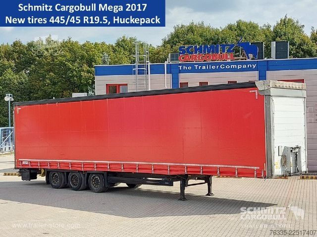 Open oplegger met zeil Schmitz Cargobull Curtainsider Mega