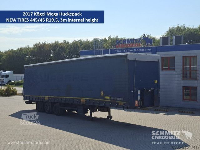 Open oplegger met zeil Kögel Curtainsider Mega