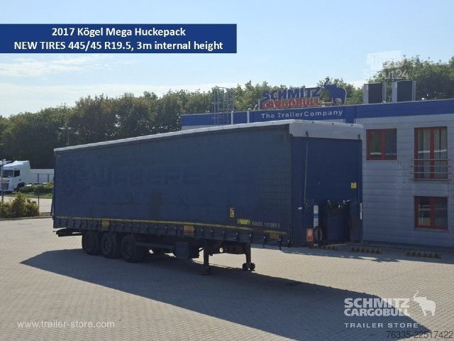 Open oplegger met zeil Kögel Curtainsider Mega