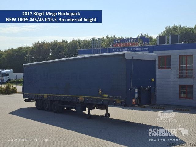 Open oplegger met zeil Kögel Curtainsider Mega
