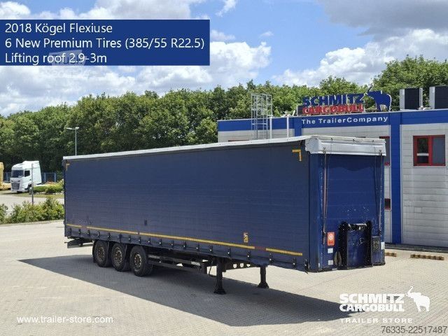 Semiremorcă deschisă cu prelată Kögel Curtainsider Mega