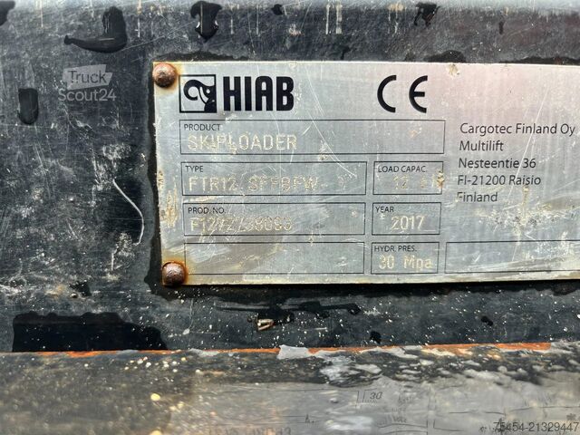 Système de câbles MAN EMOSS |  100%  ELECTRIC | Portaalarm | HIAB |