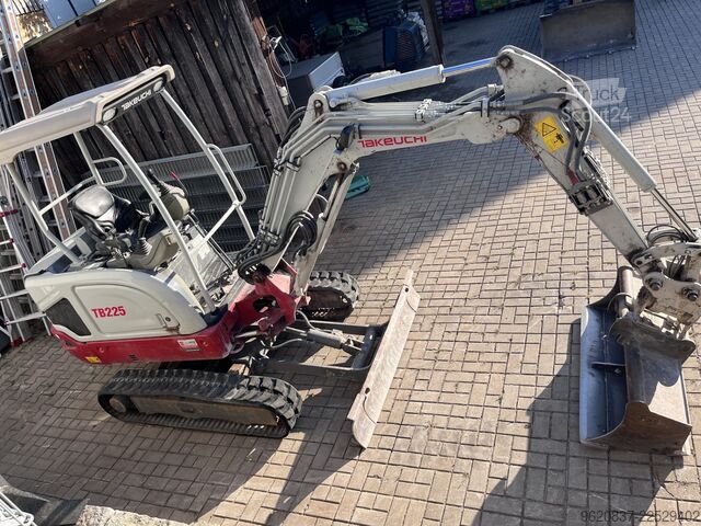 Minikaivinkone Takeuchi TB 225 S V3 Schutzdach