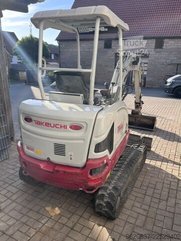 Minikaivinkone Takeuchi TB 225 S V3 Schutzdach