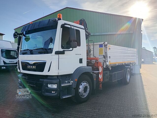 3 yönlü damper MAN TGM 18.290 Kipper