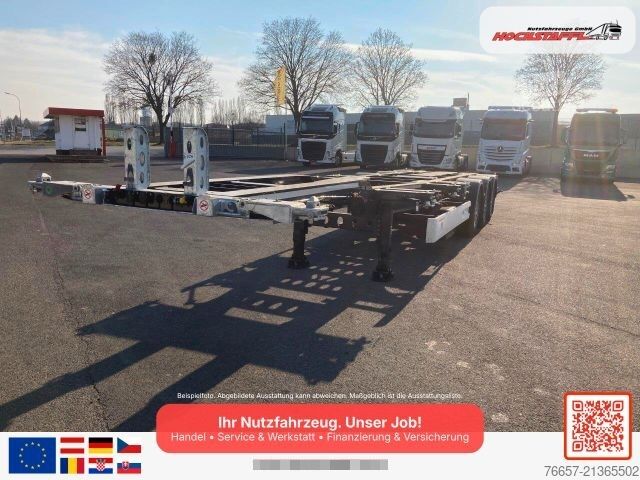 Semiremorcă cu caroserie interschimbabilă WIELTON 45 Containerchassis