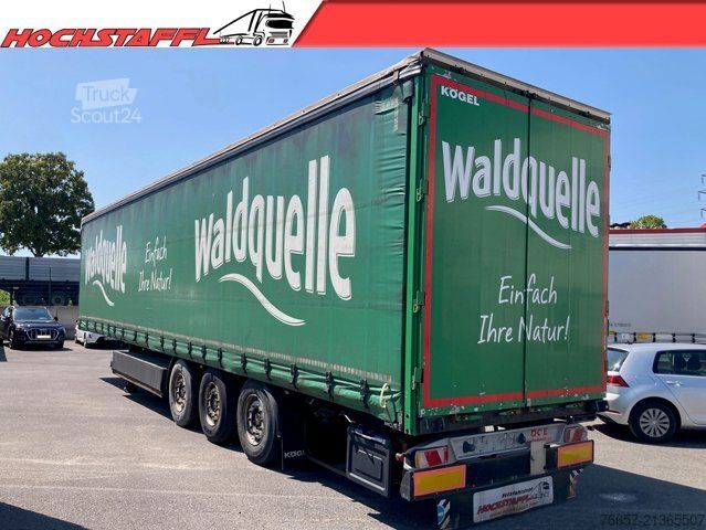 Öppen semitrailer med kapell KÖGEL / Pritschensattelanhänger / S24P90/1100