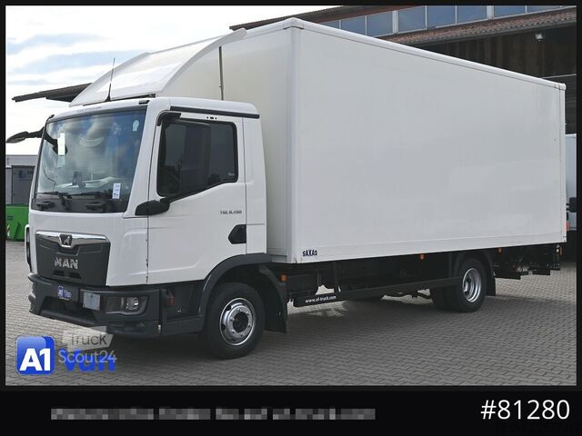 Dobozos furgon MAN TGL 8.190 4x2 BL Koffer, LBW, Klima, AHK, Automatik