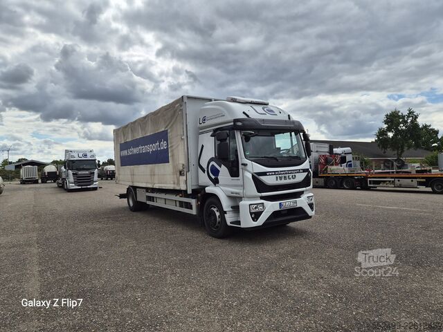 Tovorno vozilo s ravno platformo in ponjavo Iveco Eurocargo 190EL
