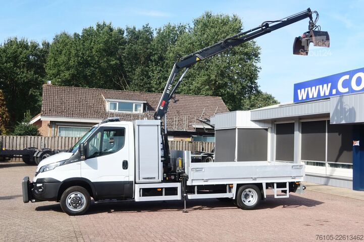 Lastplattform Iveco 50 C 15 50 C 150 Openbak+ kraan HIAB 3.0L motor