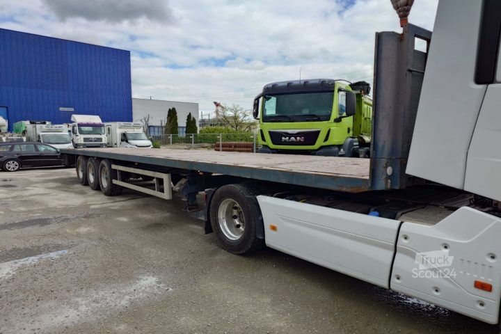 Open semitrailer  WS24 Brücke/Pritsche