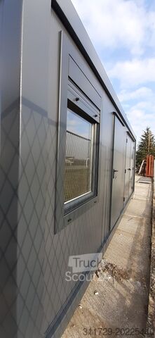 Container för boende Decker Containerbau Kombicontainer, 20 ft halb Büro/ Lager