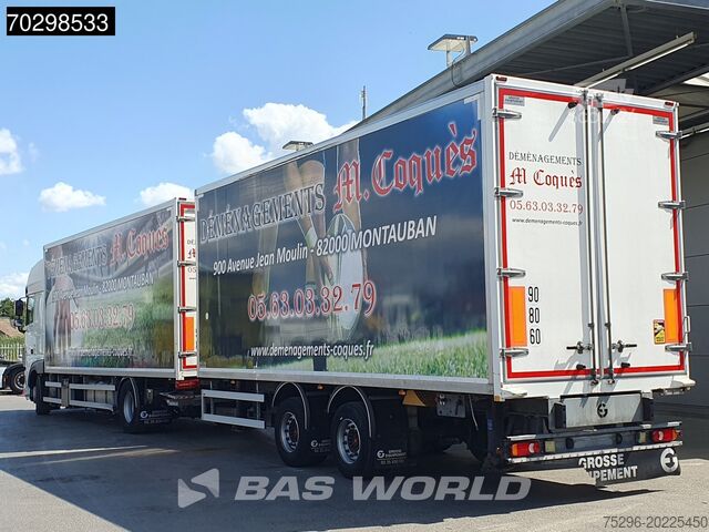 DAF XF 480 4X2 med 1500 kg lift, retarder, parkeringsklimaanlegg, automatgir, ACC, Euro 6 DAF XF 480 4X2 1500kg Ladebordwand Retarder Standkl...