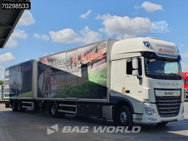 DAF XF 480 4X2 med 1500 kg lift, retarder, parkeringsklimaanlegg, automatgir, ACC, Euro 6 DAF XF 480 4X2 1500kg Ladebordwand Retarder Standkl...