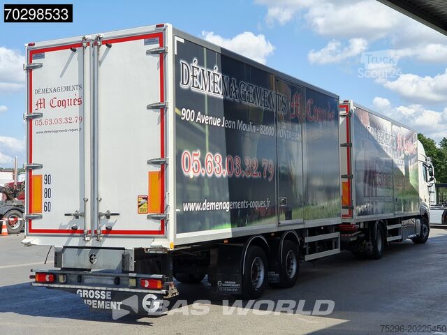 DAF XF 480 4X2 med 1500 kg lift, retarder, parkeringsklimaanlegg, automatgir, ACC, Euro 6 DAF XF 480 4X2 1500kg Ladebordwand Retarder Standkl...