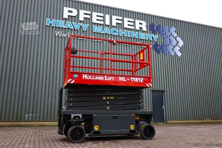 Scissor lift Holland Lift Ecostar HL-11812 Electric, 14m Working Height, 300