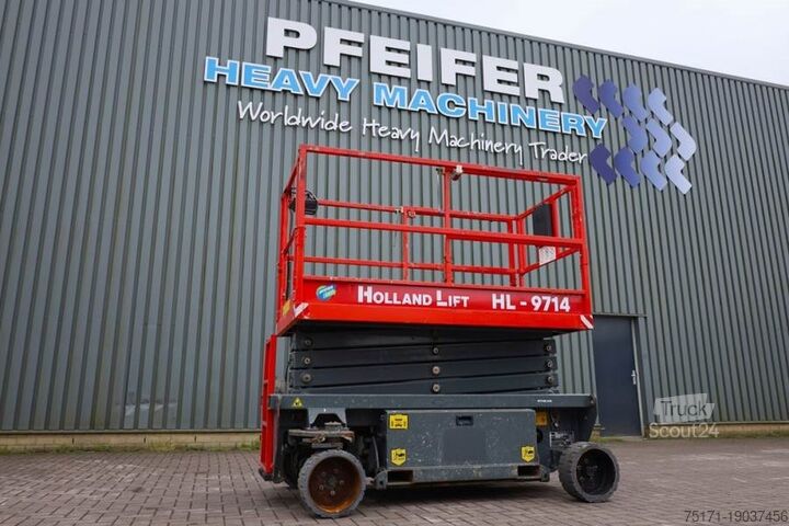 Scissor lift Holland Lift Ecostar HL-9714 Electric, 12m Working Height, 325k